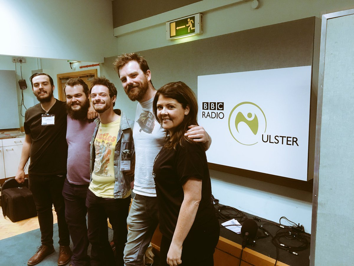 Great to host <a href="/NoOilPaintings/">No Oil Paintings</a> - session &amp; chat coming up on tonight's Lynette Fay Show <a href="/bbcradioulster/">BBC Radio Ulster</a> 6-8