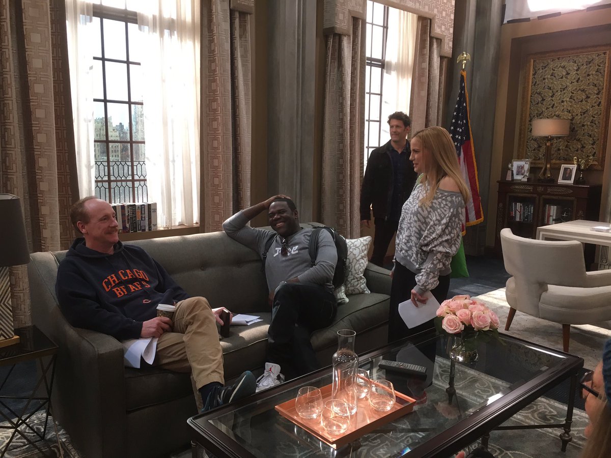 DavidHMandel's tweet photo. Camera blocking with @SamRichardson @mrmattwalsh @AnnaChlumsky and #Acamera #BoWebb https://t.co/9WgZbwVNr7