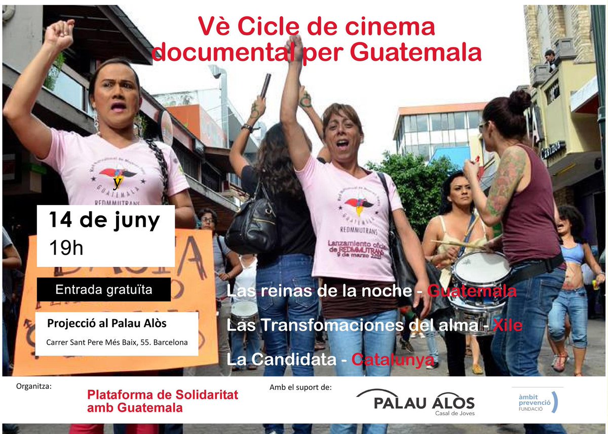 pguate_bcn's tweet photo. El miércoles nos vemos en el @palau_alos a leas 19 h para hablar de la realidad trans aquí i allá. https://t.co/iJUuh7GcTz