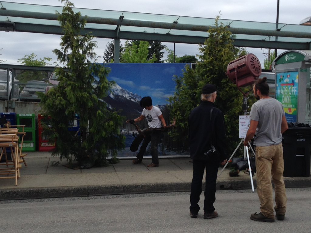 ReelBCFilm's tweet photo. Setting up for #HatsOffDay2017 https://t.co/BMNVPRSHqs