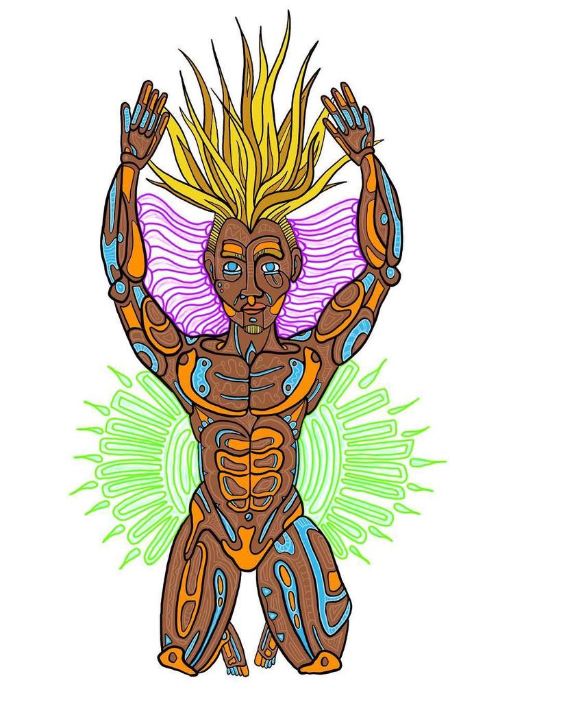 spencerricearts's tweet image. New piece I'm working on: "Prayer". #ndnart #indigenous #prayer ift.tt/2spOjGr