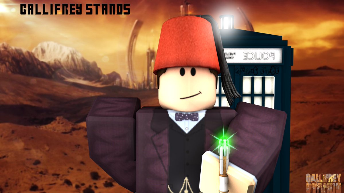 RobloxEngine's tweet photo. @inceptiontime Not sure why I even @'d you, I'm aware your a fan of doctor who, Got out the shower, made this in a rush. Lmao #DoctorWho https://t.co/UmE5tpbPOC