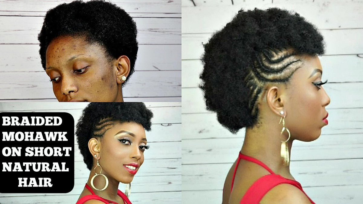 ThinEdgesHQ's tweet photo. How To Braided Mohawk Tutorial On Short Natural Hair  #braidedmohawk #naturalhair
#blackhairstyles # https://t.co/lb51Hl4StA https://t.co/B52SHh167M