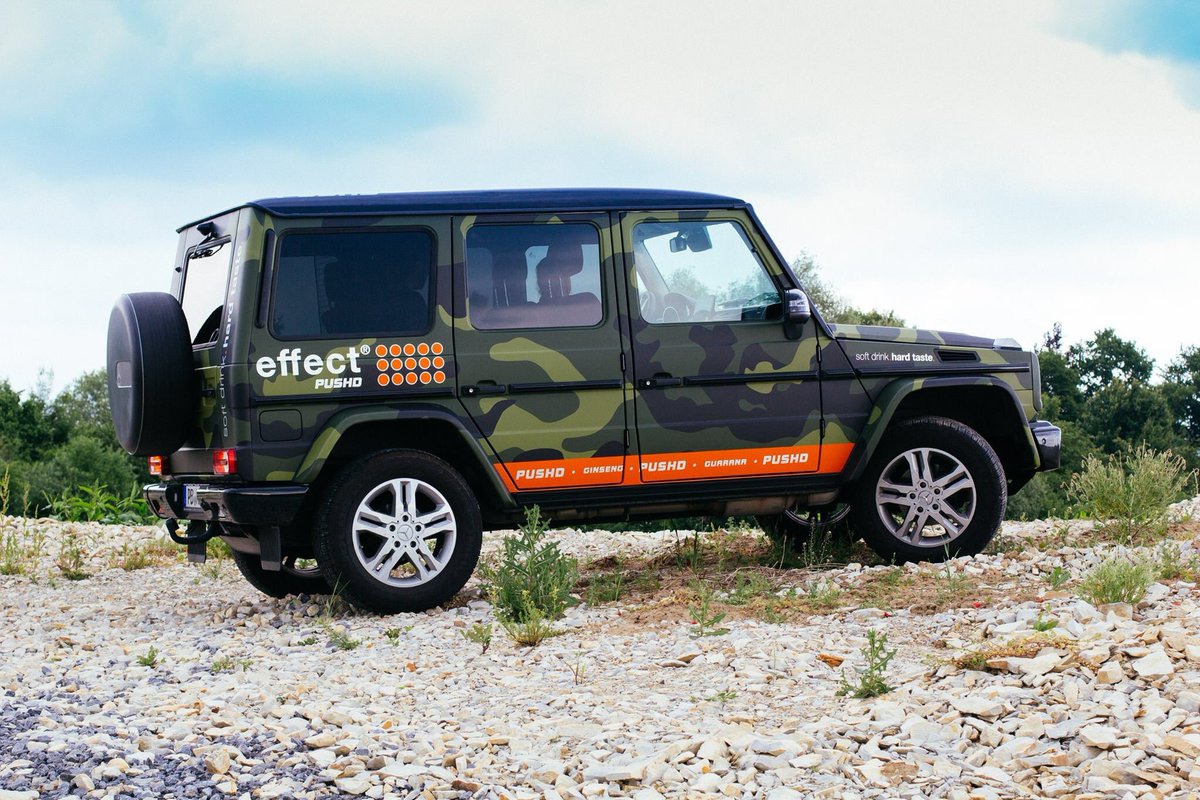 effect_de's tweet image. Unauffällig-auffällig! Die @MercedesBenz_DE G-Klasse im effect PUSHD Design. 👍