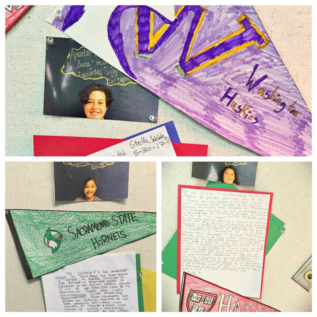 Bijou_Community's tweet photo. Bijou's 5th graders are college bound! ๐Check out their essays about the colleges they want to attend. ๐๐ผ #bijou #stavidpride https://t.co/VcuFRMTMYk