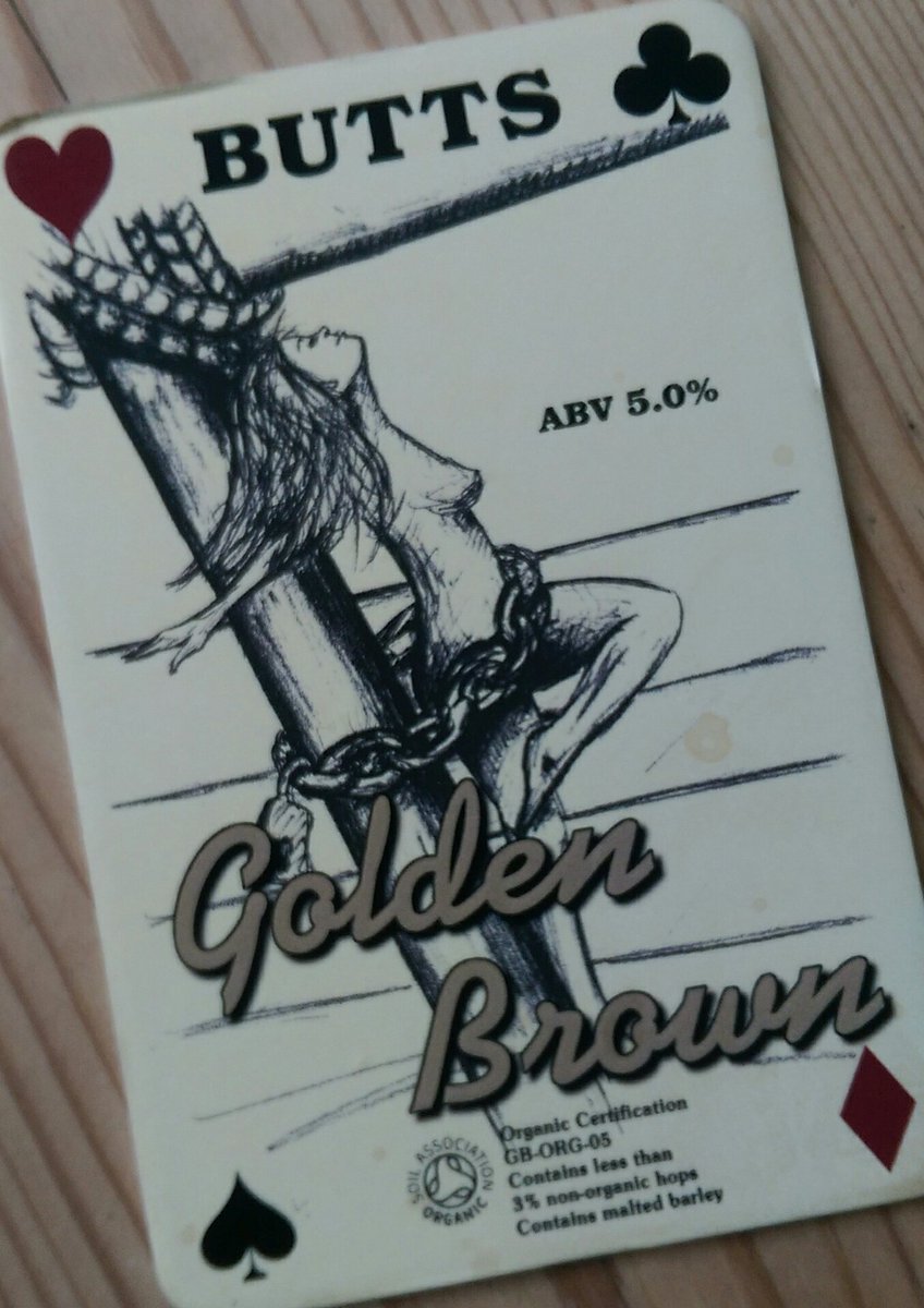 dorchmicropub's tweet photo. Golden Brown 5% organic, malty with a touch of spiciness from Butt's Brewery https://t.co/stjo3n8iGm