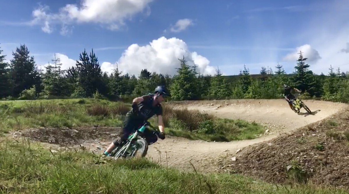jonny_booth's tweet photo. Me and Yogi hitting the berms at the #mtbmeetup17. #GetSome #MTB #RideMoreMTB https://t.co/FxKY6FnGMk