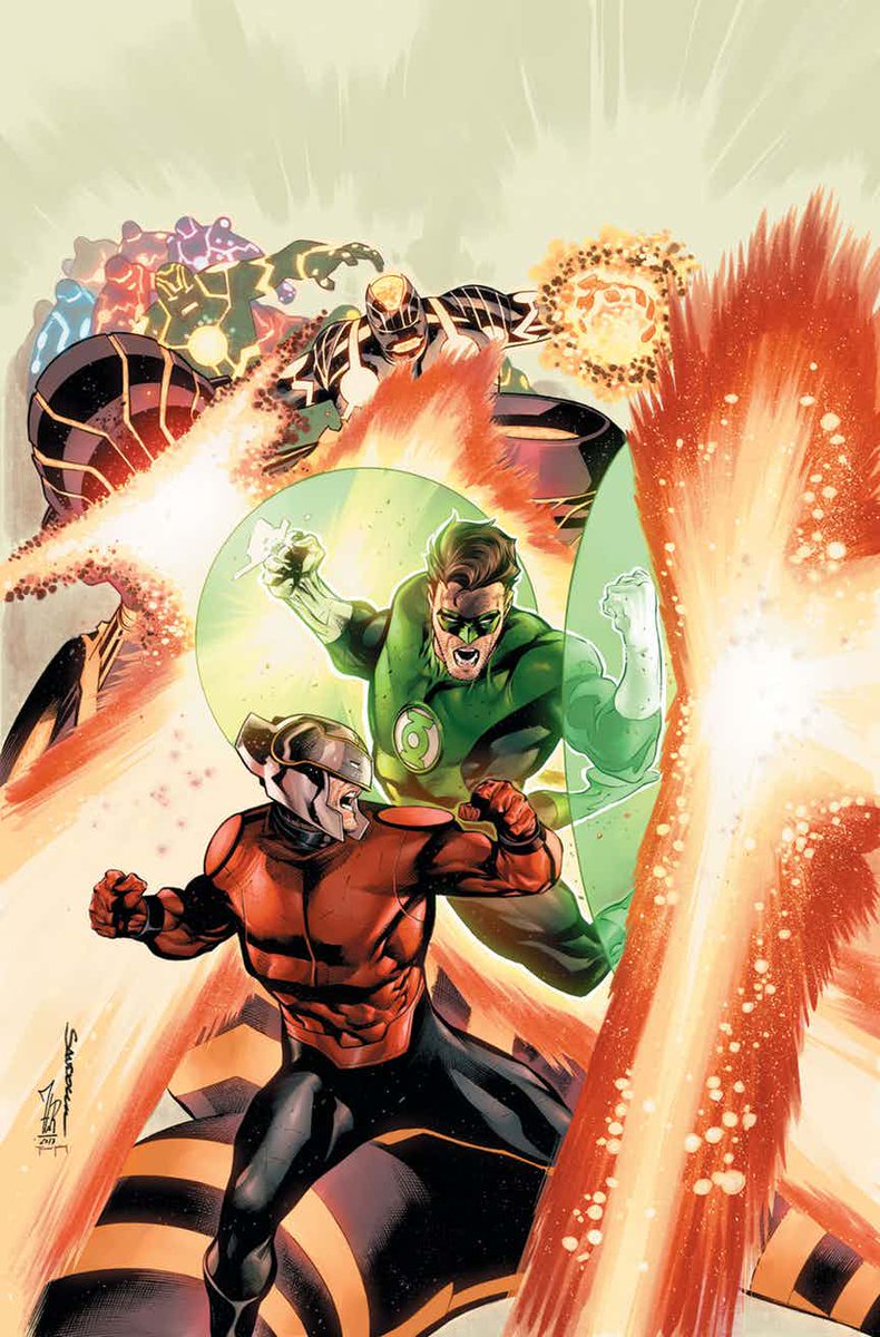 @Orion_GodofWar team-up with #GreenLantern Hal Jordan! <a href="/JackKirbyNewGod/">Jack Kirby New Gods</a> are being stalked by "Hunter Gods" all across the Multiverse.TO WAR!