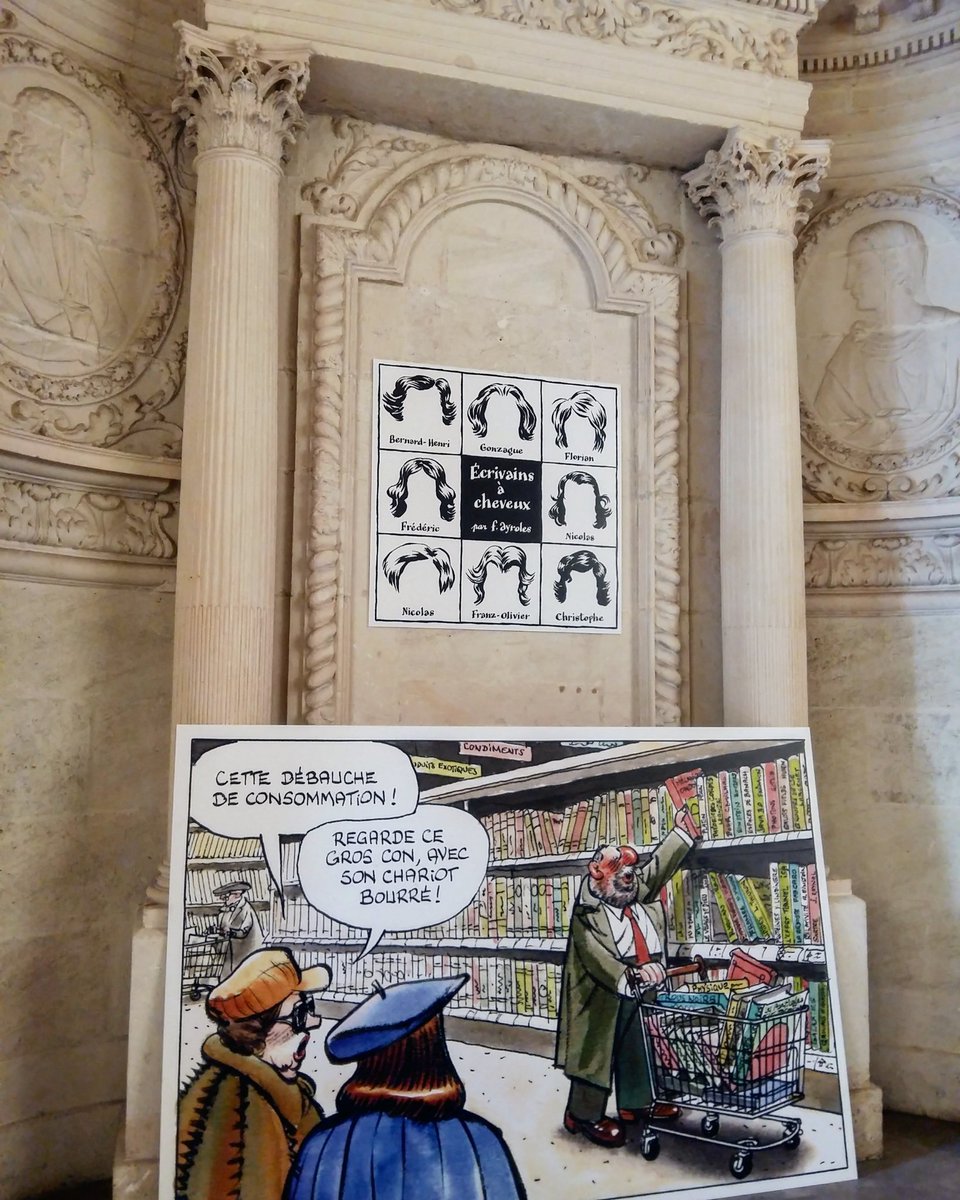 ALassegues's tweet photo. #expo #BD #illustration festival @RGRD9 @BDX_Culture espace Mably #Gossens #Ayroles https://t.co/y5FKPqyfwS