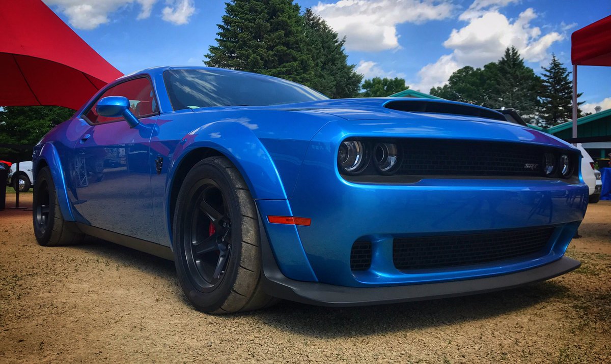 Dodge's tweet photo. They build show ponies. We build monsters. #DodgeDemon https://t.co/cWv7Chr5HT
