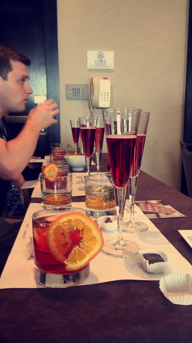 ATLFoodAndWine's tweet photo. About time for some bourbon, bubbles &amp; bon bons! Right, @chauneuf @juliemdalton &amp; @JARDIchocolates? #AFWF17 #KnowtheSouth https://t.co/AT8LK915cU
