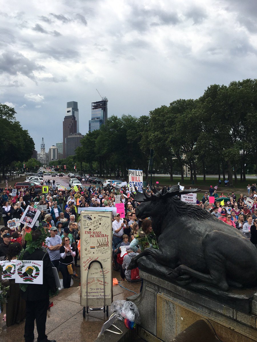 DwightEvansPA's tweet photo. Some photos from @march4truthphl this morning #SummerOfResistance https://t.co/pCTRoWqw8p