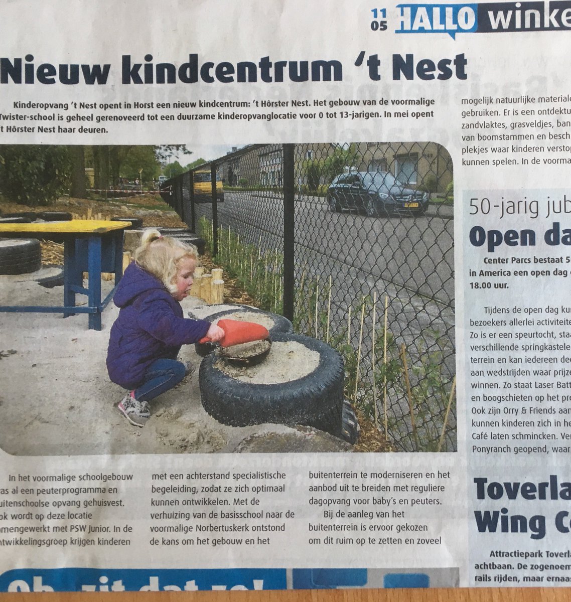 Trots op ons nieuwe KC. Opvang, PSZ en BSO in een mooie natuurlijke omgeving.