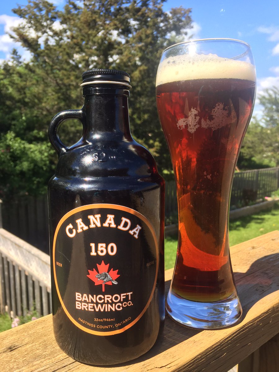 Perfect day for a local #CraftBeer <a href="/BrewKru1/">Bancroft Brewing Co.</a> <a href="/OntCraftBrewers/">Ontario Craft Brewers</a> <a href="/HastingsCounty/">Hastings County EcD</a> <a href="/OnHighlands/">Ontario's Highlands</a> #Canada150 <a href="/JustinTrudeau/">Justin Trudeau</a>
