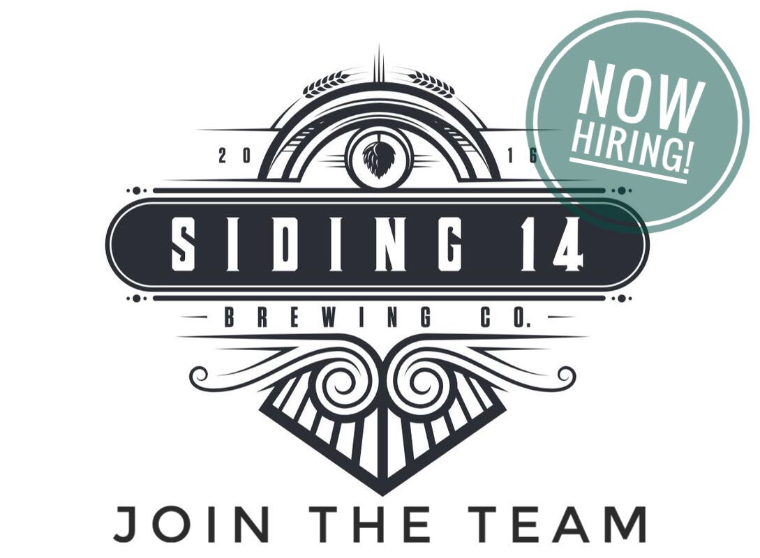 Siding14Brewing's tweet photo. We are hiring for our taste room. If you love beer &amp; people, send your resume to brew@siding14brewing.com #AllAboard https://t.co/bk5H1JJskw
