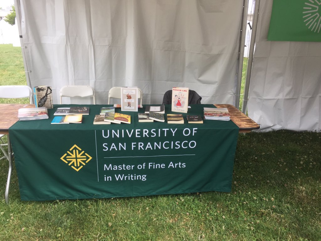 Switchback_usf's tweet photo. Make sure you come say hi to us at the Bay Area Book Festival!! #Booth41 #WriteOn @usfmfaw https://t.co/XipiXLI73O