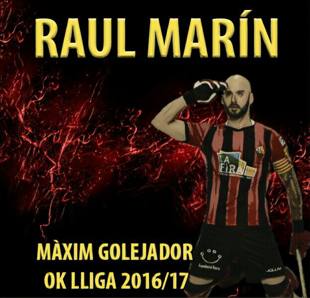 ReusDeportiu's tweet photo. Raul Marín, màxim golejador #OKLliga 2016/17! Felicitats 👏👏 https://t.co/o7WR3hNRV5
