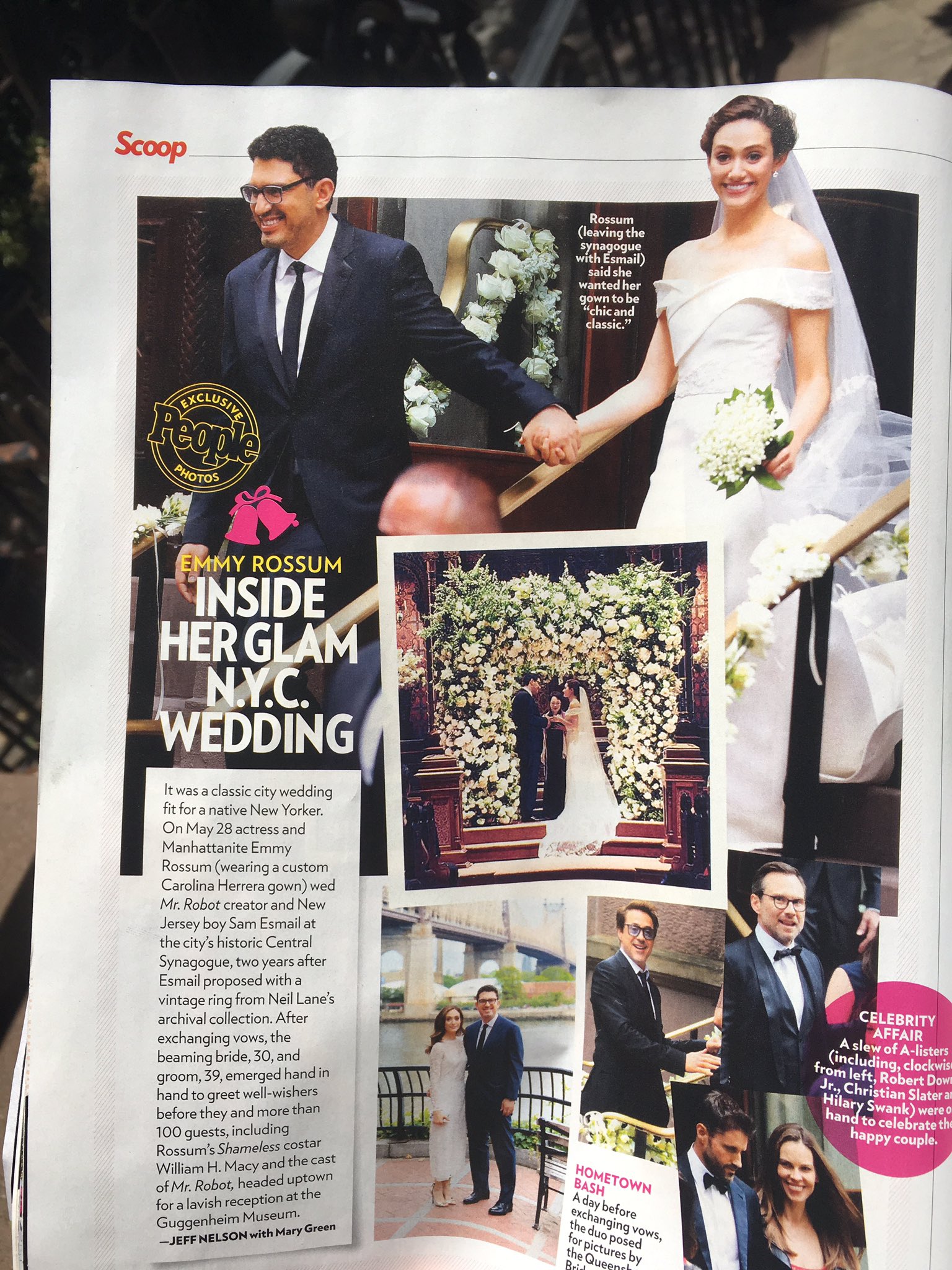 Sophie Vershbow That Dress That Chuppah The Guggenheim It S Official Emmy Rossum Had My Dream Wedding T Co Xvpkowp47e Twitter