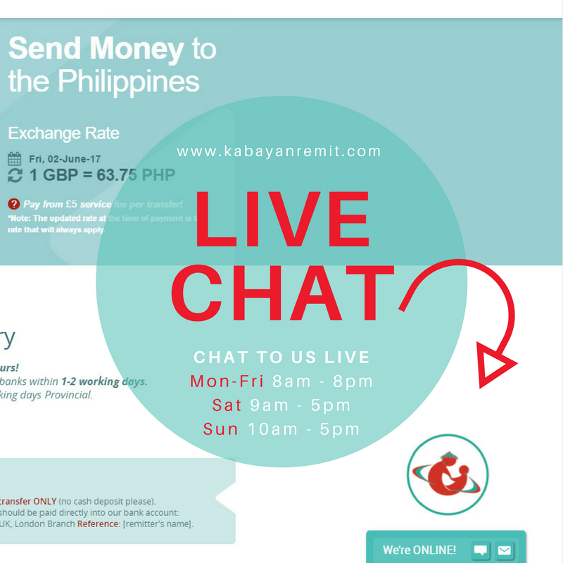 KabayanRemit's tweet image. When you don&apos;t have time to call there is always a Support Team member available for a LIVE Chat. #Kbayanremit #helponline #livechat #remit