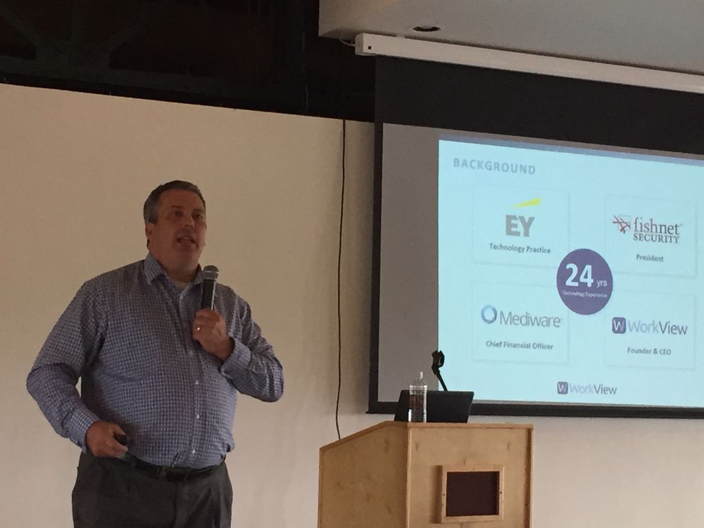 StartupWichita's tweet photo. Mark Williams kicking off #TechMidwest with a Keynote about the business side of technology at @Riverfest https://t.co/fBMg6HhIGT