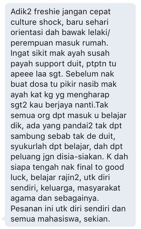 MsuConfessss's tweet photo. Ok benda ni betul2 terjadi ke? Kenapa aku tak jumpa eh freshie2 cenggini? https://t.co/yGihK1mOrC