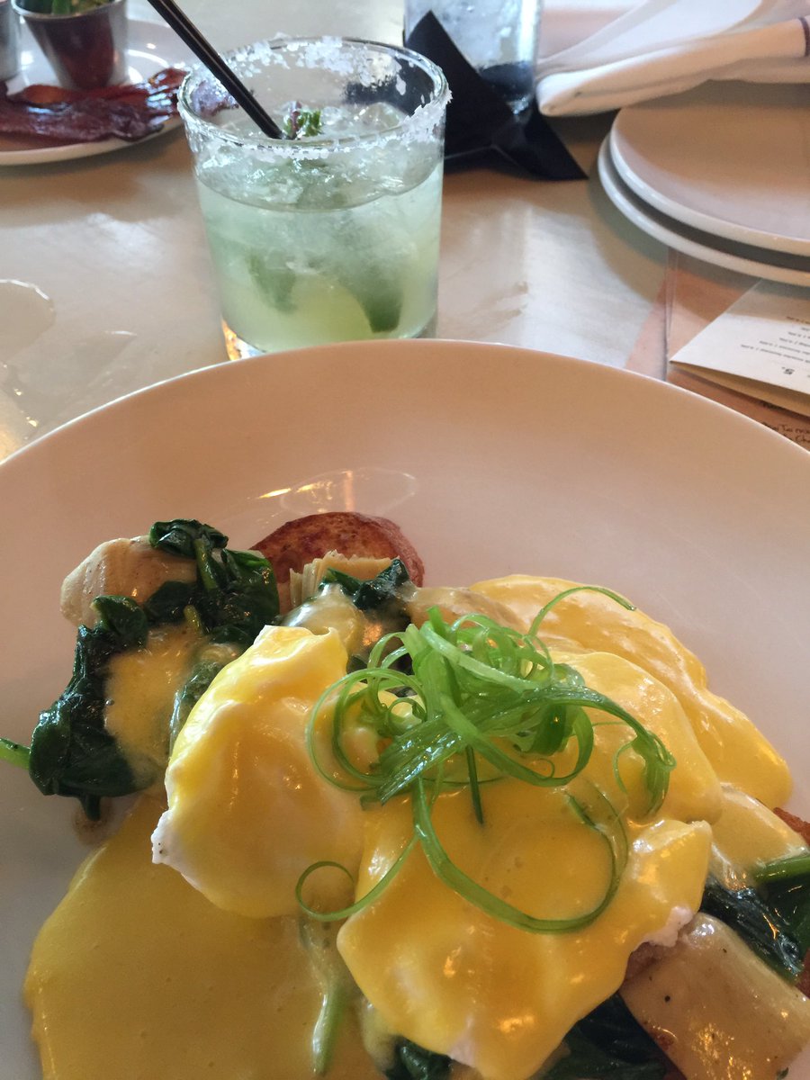 Brunch on Houston's near north side: Eggs Sardu <a href="/edisoninhouston/">The Edison Houston</a> w/ classic margarita