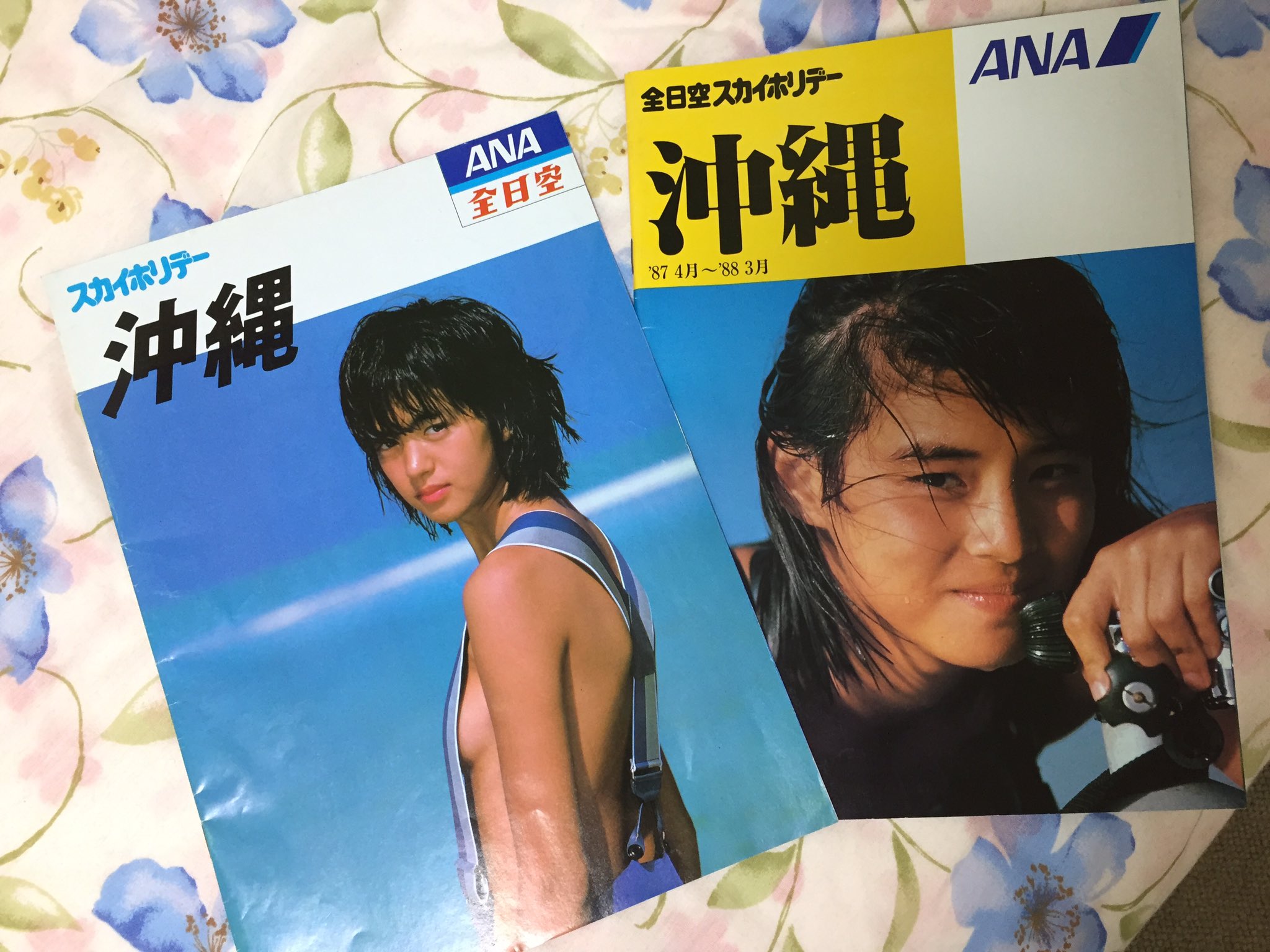 石田ゆり子 鷲尾いさ子 ANA スカイホリデー パンフレット 全日空