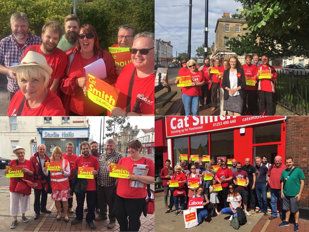RichardHardwick's tweet photo. I've been canvassing with Fleetwood Labour Party all week in support of @CatSmithMP #KeepCat #VoteLabour #VoteLabour2017 #JC4PM #ToriesOut https://t.co/k6choA5WRW