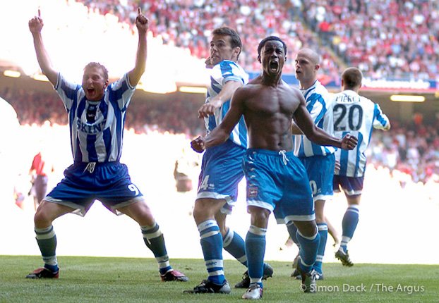 wearebrighton's tweet photo. Millenium Stadium memories #OGH #LeonKnightKnightKnight #bhafc https://t.co/BOT5zUu4tM