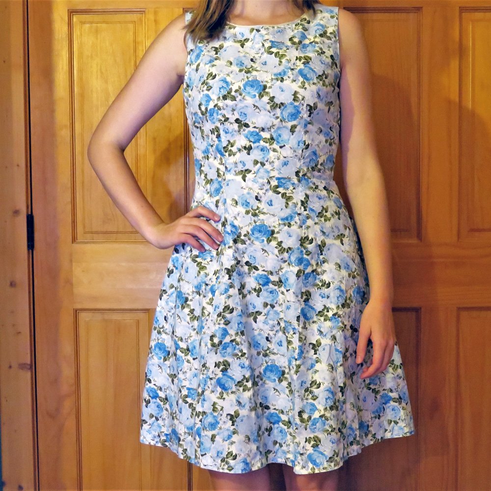 sewstylishmag's tweet photo. This blue dress by member emma456 is from the SewStylish Spring Fashion Challenge - ending in three days! Enter now: https://t.co/epTwoXlfIX https://t.co/lRYVttkYx5