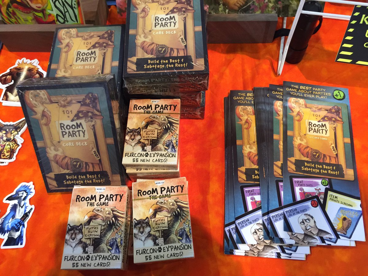 A_Doverspike's tweet photo. Have a few copies of Room party for sale @blfc dealers den.
Booth 71. Look for the Keovi flags. https://t.co/nYt82q8AKd
