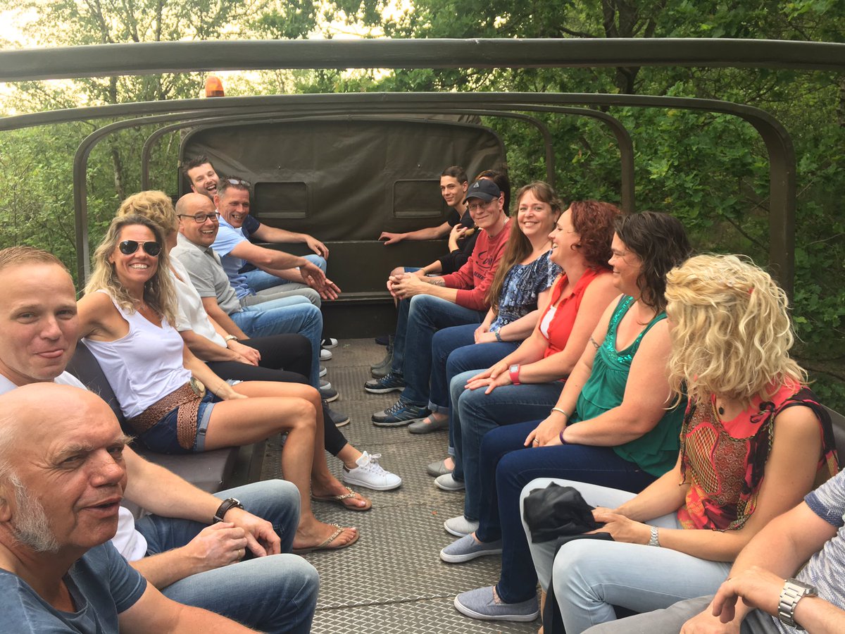 Gezellig uitje met collega's en partners van #Wijmatnoord <a href="/VanWijnenGroep/">Van Wijnen</a> Tevens afscheid Amarins <a href="/RandVanHavelte/">DeRandVanHavelte</a>