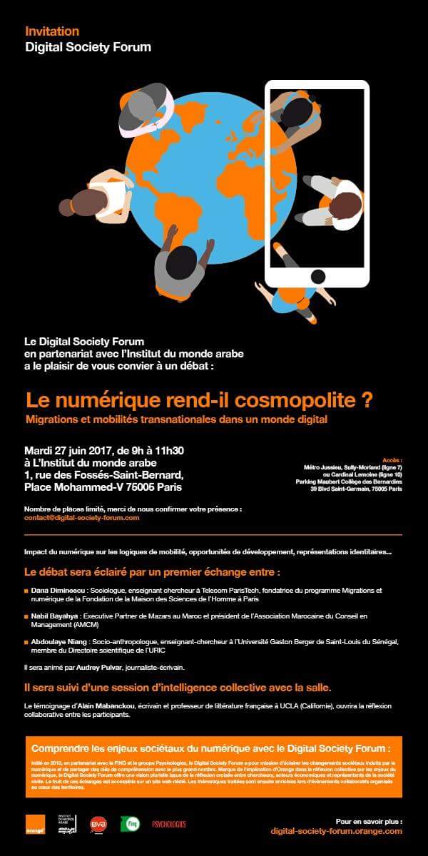 Inscription obligatoire pour participer au <a href="/ODSForum/">DigitalSocietyForum</a> Numerique et Migrations. Nbre de places limité... <a href="/OrangeRSE/">Orange RSE</a> <a href="/Limportant_fr/">L'important</a>
