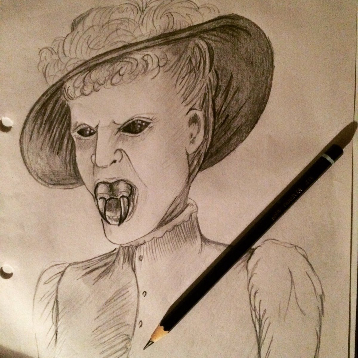 NickRowlands's tweet photo. Just finished up this beauty #Grimm #wesen #spinnetod #grimmfanart #chilltime https://t.co/aL5PgDHBWY