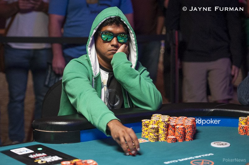 PokerNews's tweet photo. Heads up in the $3k NLHE Shootout: @PadawanPesh and Louis Helm! https://t.co/tp9YWj3a1o #wsop3 https://t.co/WEu8LdJNy1