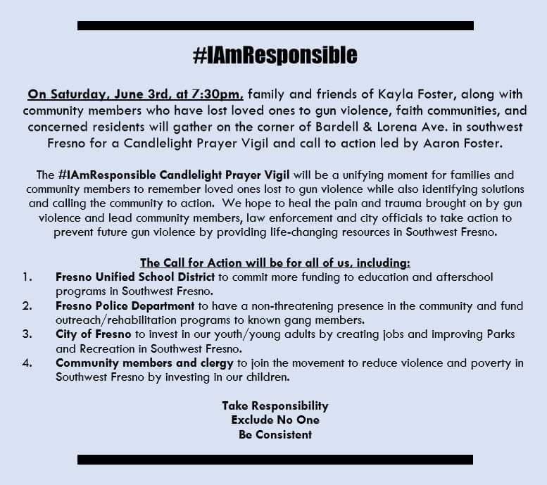 JePahl_White's tweet photo. @aqeela28 We are desperately looking for solutions to the gang violence in Fresno.
#FresnoIsBroken #IamResponsible #KaylaFoster https://t.co/40hPZEgClC