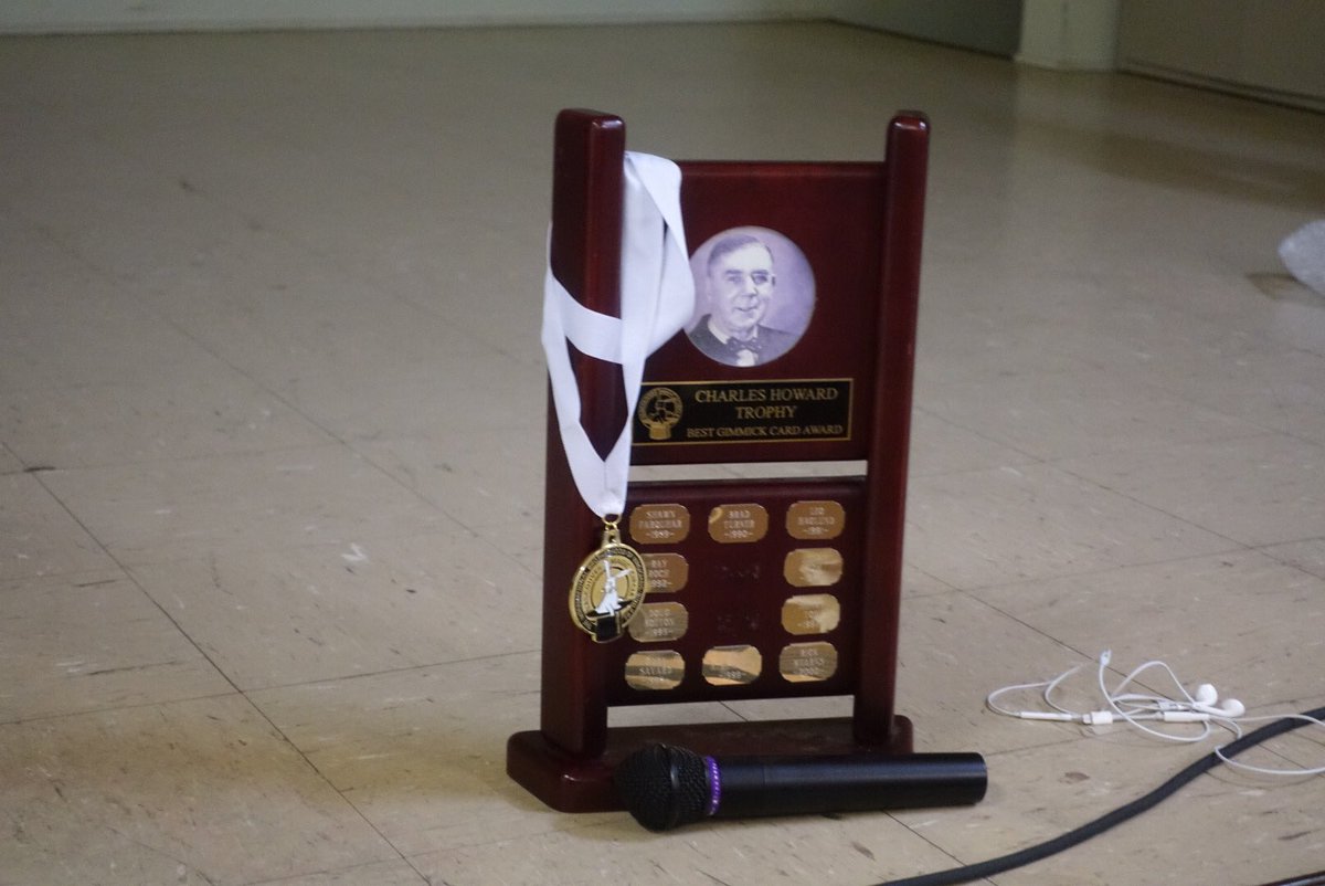TheKoreanCanuck's tweet photo. I am now officially an award winning magician! VANCOUVER MAGIC CIRCLE Charles Howard Trophy! #keepcalmandperformmagic https://t.co/p6iujiVFPG