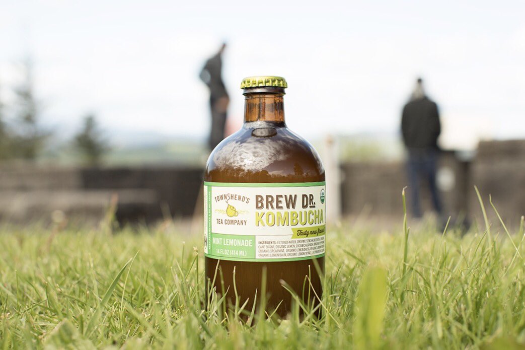 brewdr's tweet photo. We are thrilled to announce our new permanent MINT LEMONADE! Yes, finally a #RealLemonade #kombucha https://t.co/iTMS46x99Y