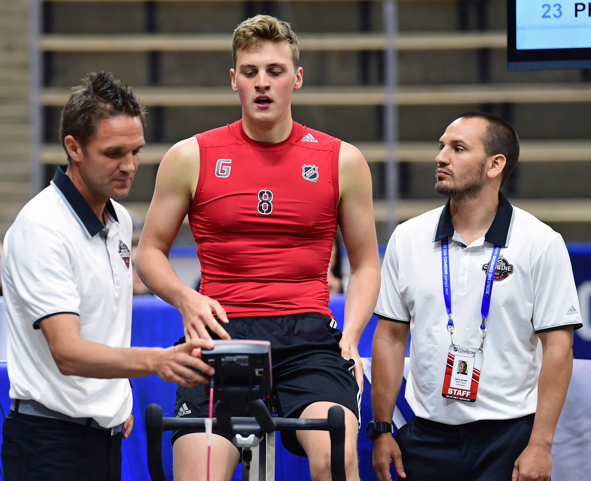 RevsJrHockey's tweet photo. @cpreems29 takes a bike ride at the NHL Combine -- Draft is in 3 weeks! #excited #revlife #development https://t.co/dnu3HHEYdN