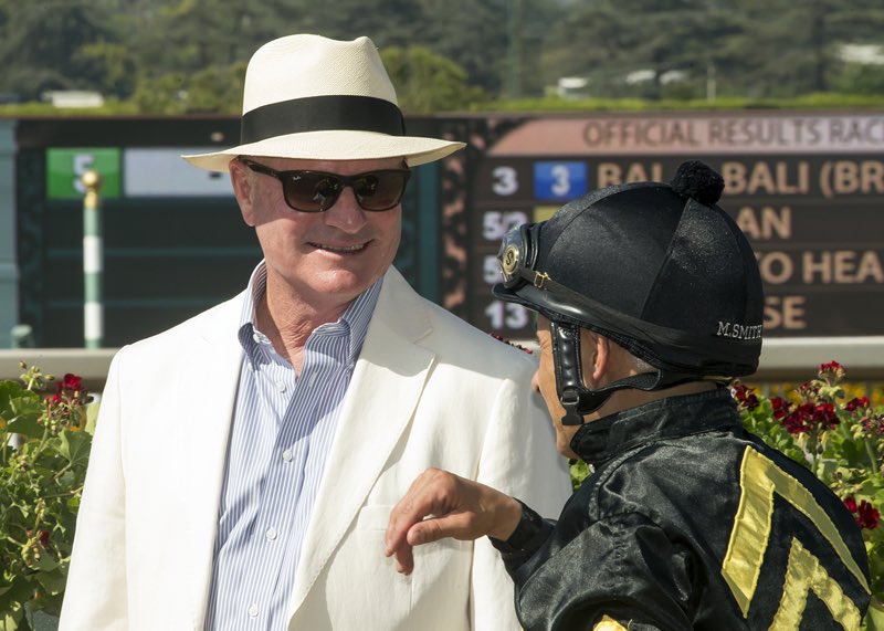 BH_AEberhardt's tweet photo. Calumet Farm's #BalaBali + @jockeyMikeSmith win G1 #ShoemakerMile @santaanitapark Richard Mandella @CalumetFarm @benoitphoto_ @VernDryden https://t.co/sJzM0368IF