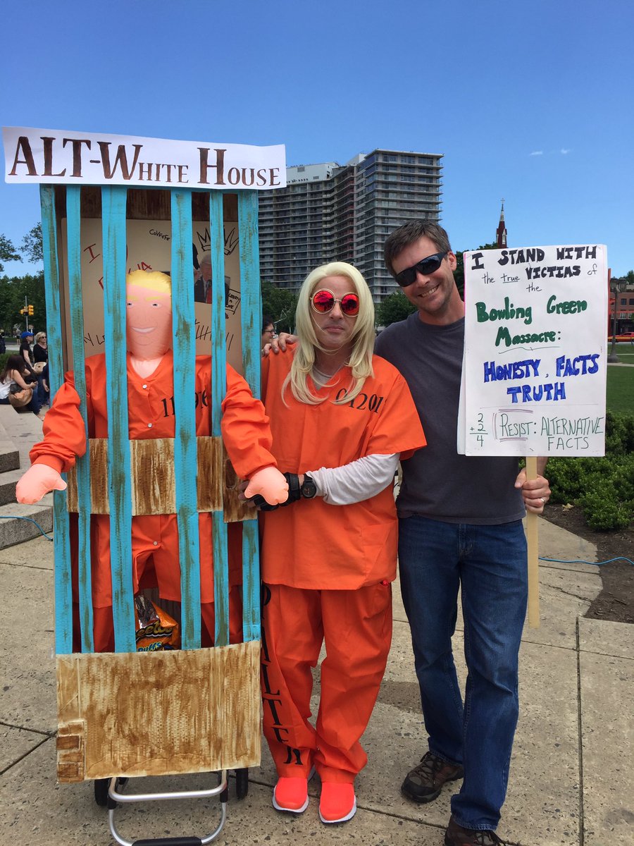 hisey_mike's tweet photo. Alt Facts = Alt White House @march4truthphl @MarchForTruth17 @WhoopiGoldberg @JoyVBehar #MarchForTruthPhl https://t.co/wSG6tuKKRg