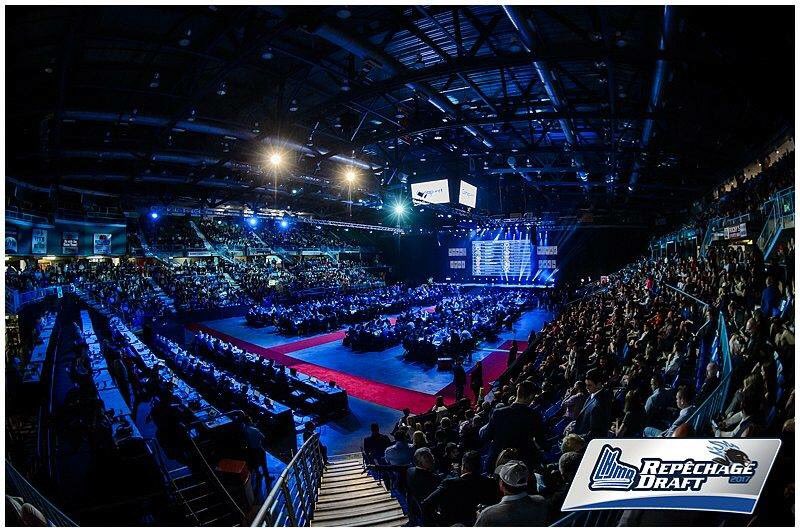 QMJHL's tweet photo. And that's a wrap! Wonderful event for the ages! Thank you to the @SJSeaDogs for being amazing hosts. #QDraftSNB https://t.co/BDt27yqu5G