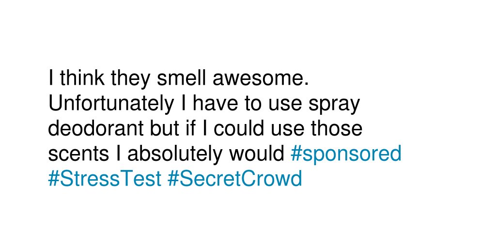 IvoryRoze's tweet photo. Tell us how you feel the fragrance options in the NEW Secret® Fresh Collection. #sponsored #StressTest #SecretCrowd https://t.co/91TULkb0L2