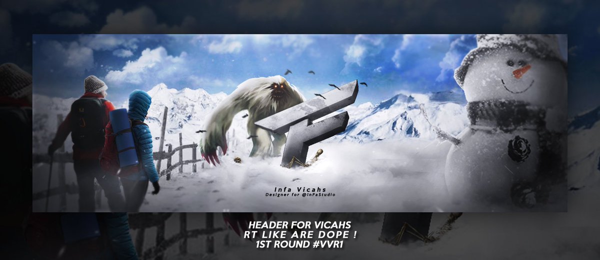 CamperLVL60's tweet photo. 1st #VVR1 Response (go for the second later)
Header for @Vicahs_ 
rt,like are dope ! Theme: Winter 
HD: https://t.co/ZqUwSqOexF https://t.co/JRUucsYR3B