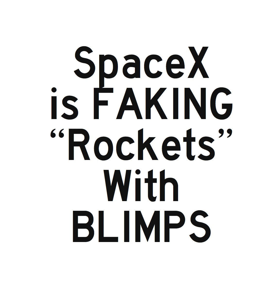 YesFreeTaxi's tweet photo. #SPaceX IS A FRAUD ORGANIZATION THAT FAKES ROCKET LAUNCHES WITH BLIMPS. @yogazombies #BlimpX #science #NASA #flatEarth #MAGA #MarchForTruth https://t.co/PhfdYEgdpJ