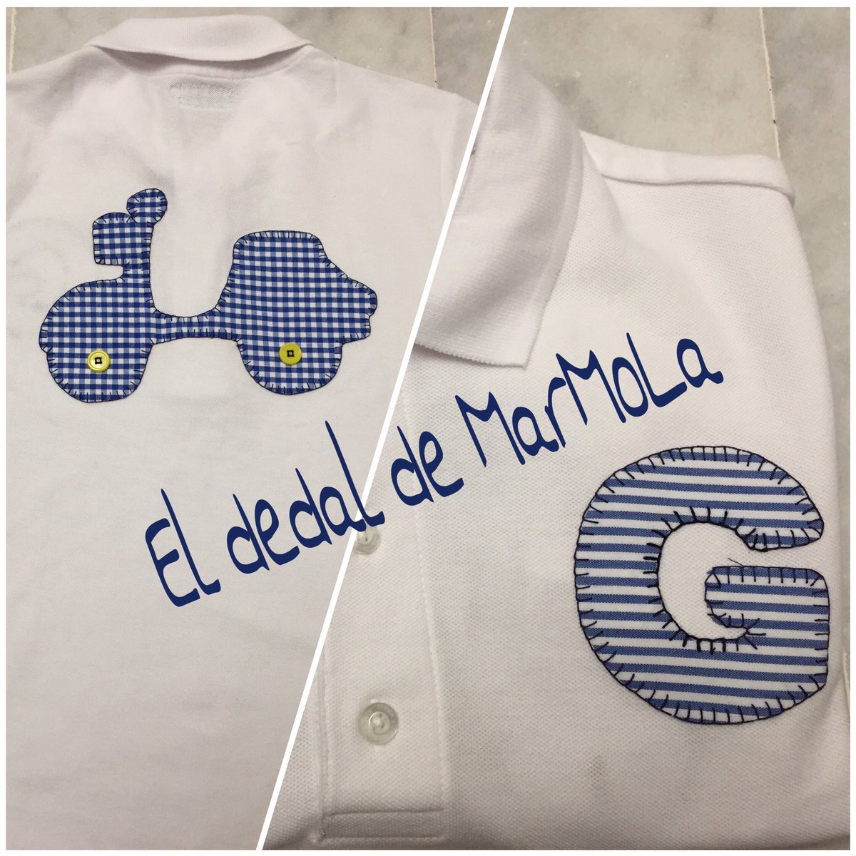 dmarmola's tweet photo. A Gonzalo le ha encantado su polo para este verano ☀️ Nadie lo tiene igual!!! @dmarmola #handmade #polosmolones #verano #ninos #ropamolona https://t.co/L75XuxGLPo