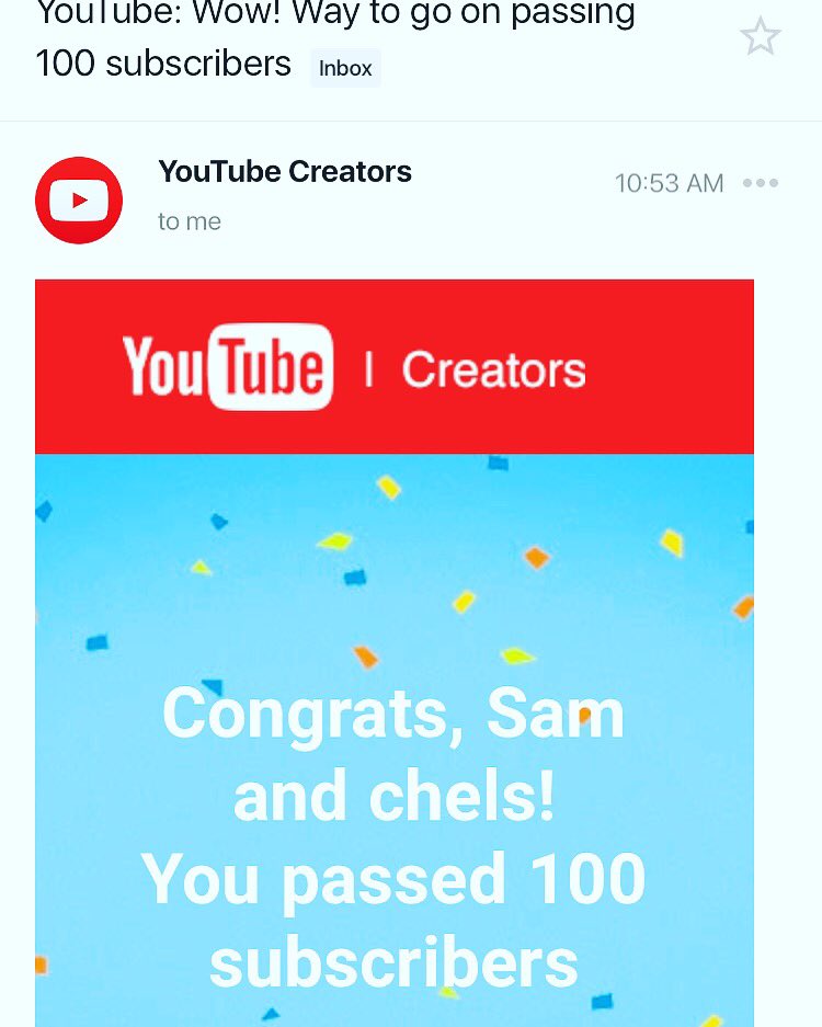 Sammieem25's tweet photo. Thanks @youtube♥️🔥 #sub4sub #subscribe #wesubscribeback #staysubscribedandwewillaswell https://t.co/SWP621YyzH