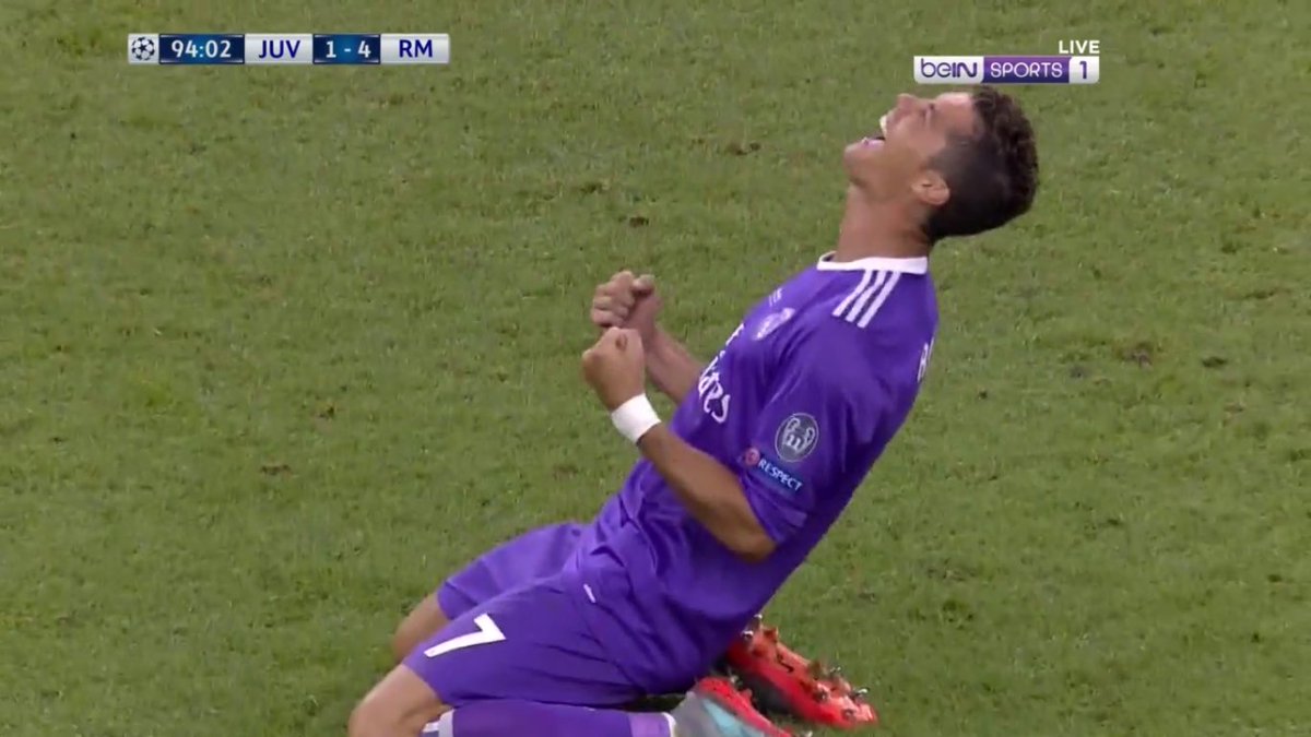 my_supersoccer's tweet photo. FT Juventus 1 - 4 Real Madrid
Selamat buat El Real 
Rekor baru, juara UCL dua kali berturut - turut. #SuperSoccertv https://t.co/66XZBdBHA6