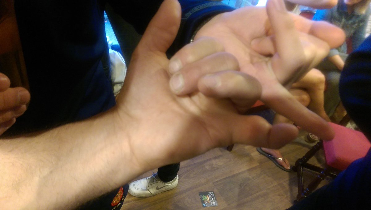 Keepers fingers. Spot the bowler