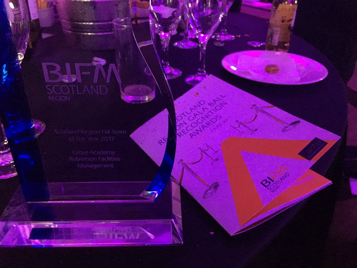 FM Team of the year (Scotland) #BIFMScotlandAwards <a href="/RobertsonGroup/">Robertson</a> #@BIFMAwards @BIFM_UK